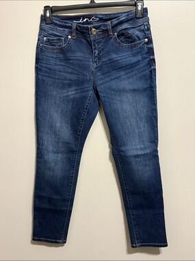 INC International Concepts Dark Wash Ankle Slim Jeans